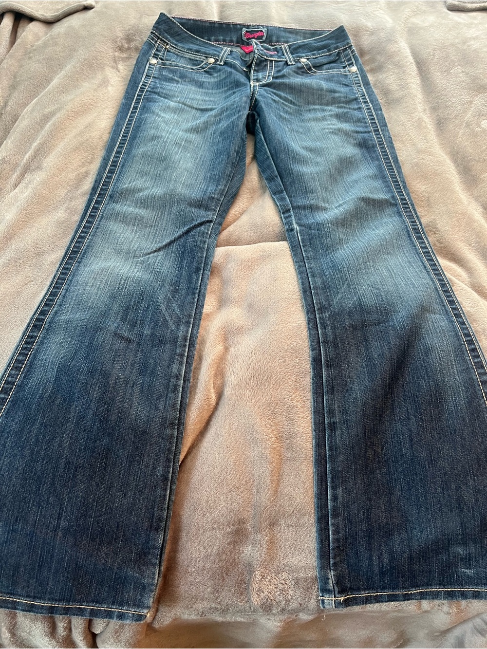 Wrangler Women's Dark Blue Boot Cut Jeans